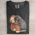 T-shirt gráfica Monkey Punch Baby