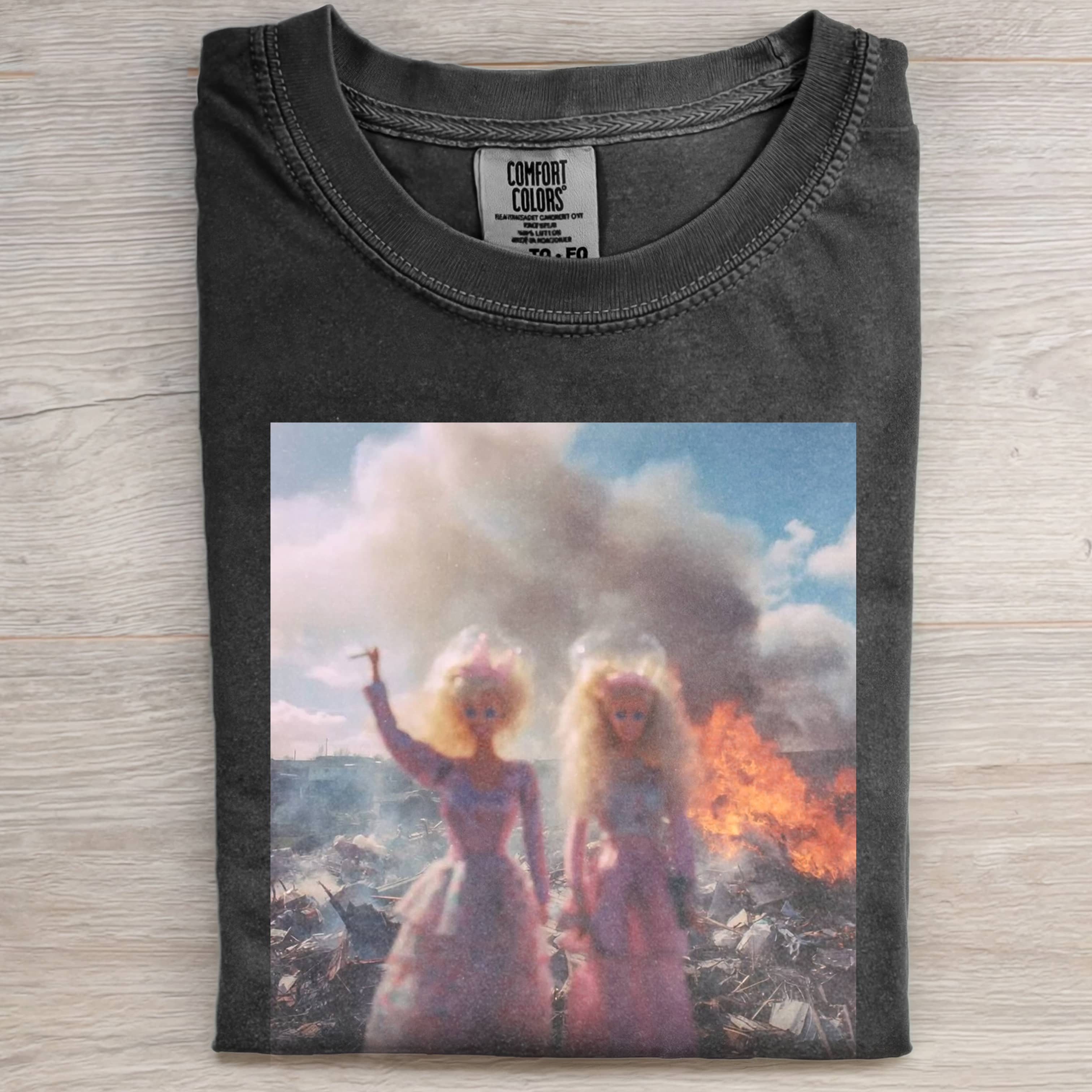 BARBIECORE BUBBLE DISASTER TEE