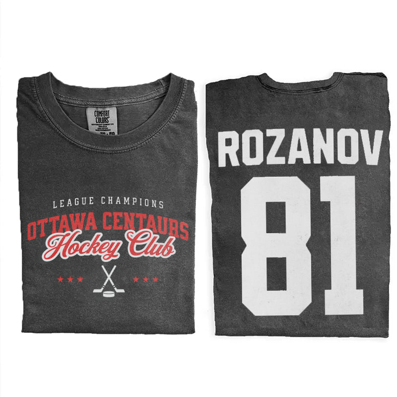 Comfort Colors Maglietta Funny Williams & Storrie Hockey