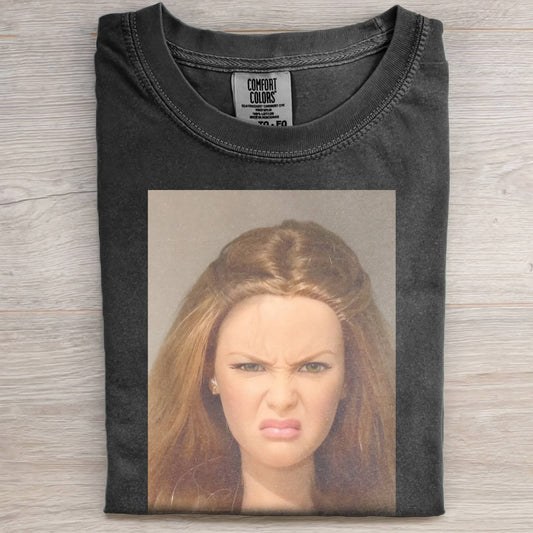 ANGRY BARBIECORE PRINT T-SHIRT
