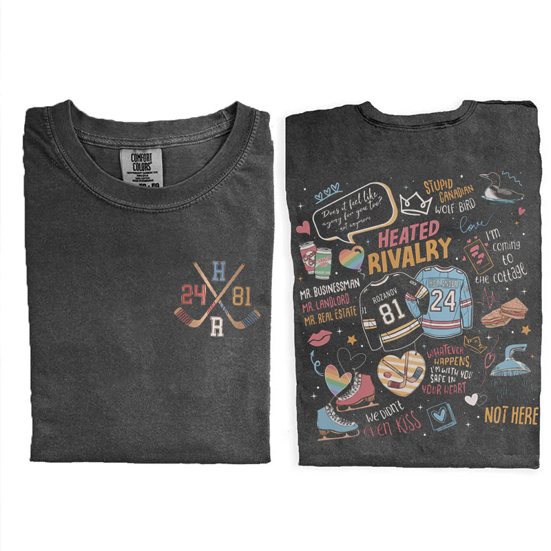 T-shirt Drôle Williams & Storrie Hockey Comfort Colors Comfort Colors