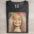 BARBIECORE FAKE SMILE SHORT-SLEEVED T-SHIRT