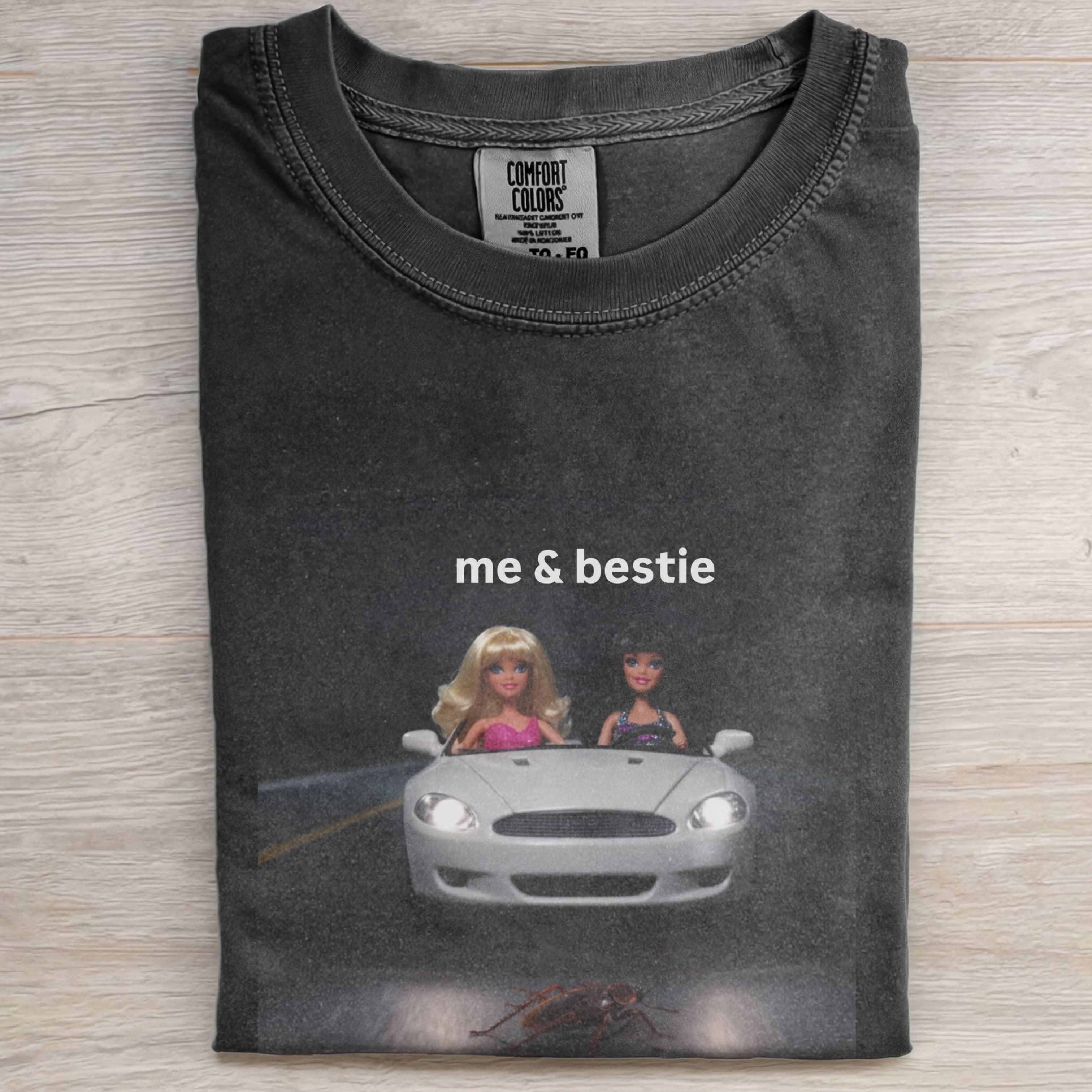 BARBIECORE CAR GIRL TEE