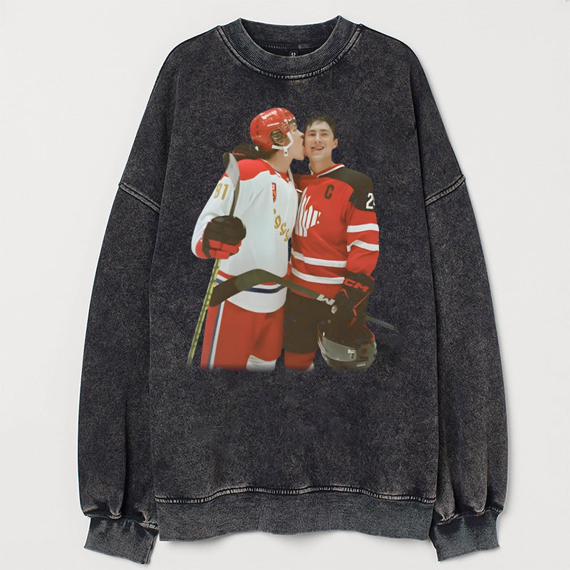 Comfort Colors T-shirt/felpa Funny Williams & Storrie Hockey