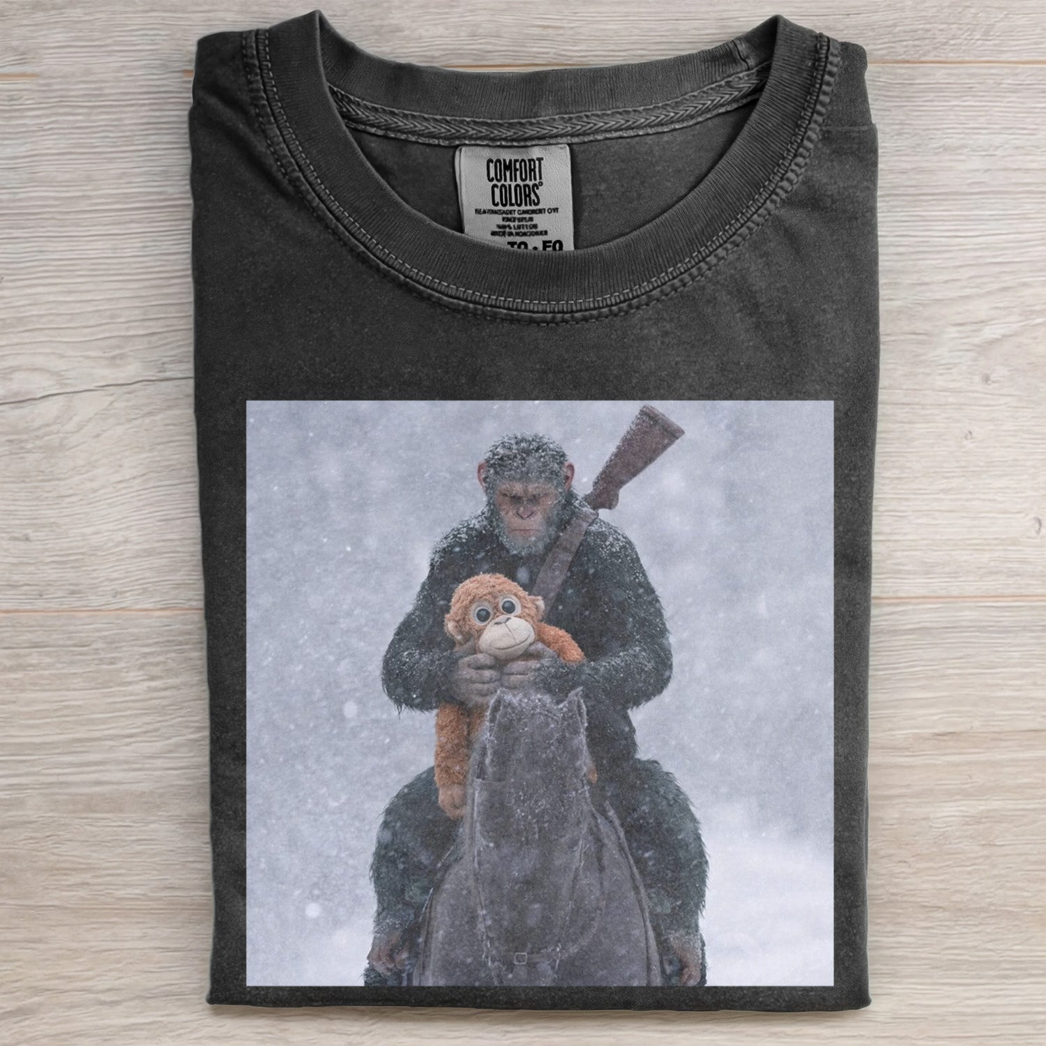 Punch Monkey Meme Graphic T-shirt