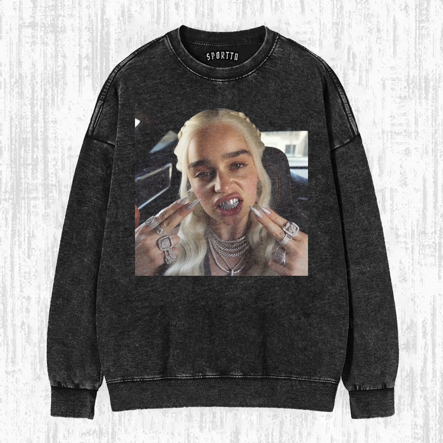 T-shirt/Sweatshirt/Hoodie Divertida com Gráfico Dragon Queen de GoT