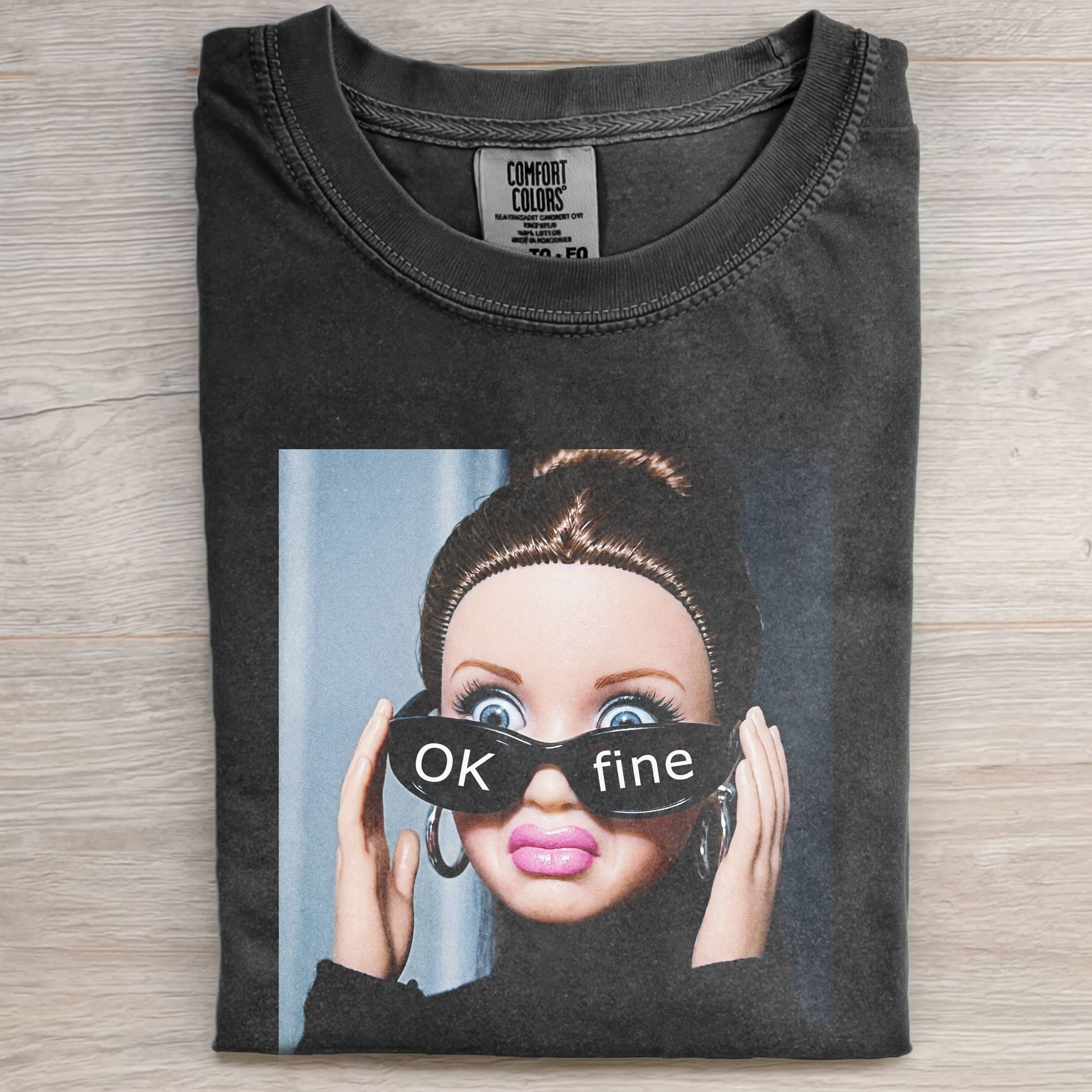 BARBIECORE OK FINE TEE