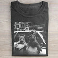 Funny Cat Gang Vintage T-shirt