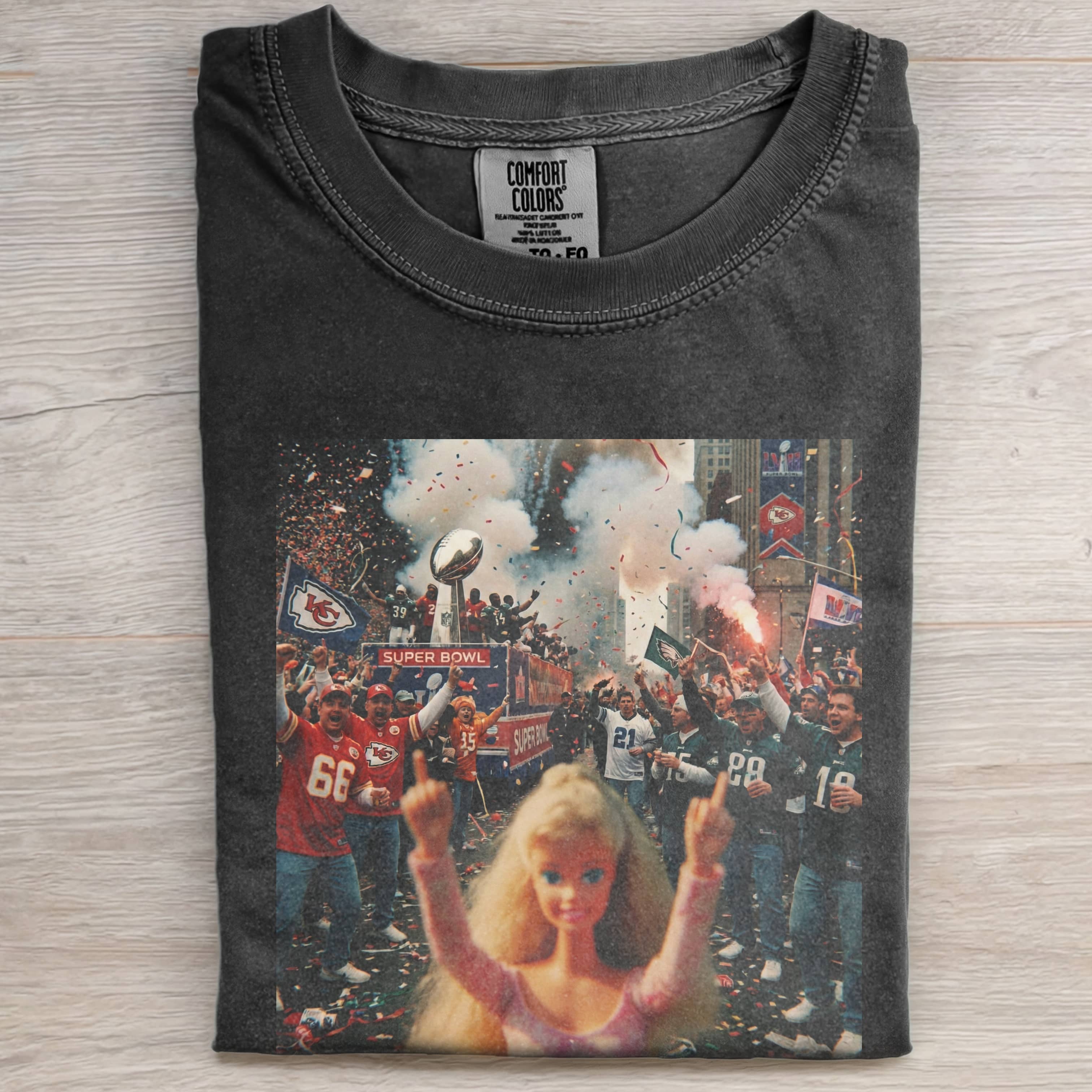 BARBIECORE CELEBRATES SUPER BOWL TEE