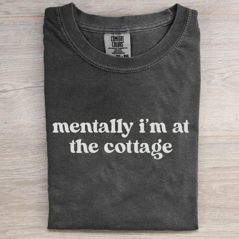 At the Cottage, Bookish Hockey Romance T-shirt