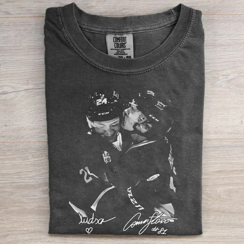 Comfort Colors Maglietta Funny Williams & Storrie Hockey