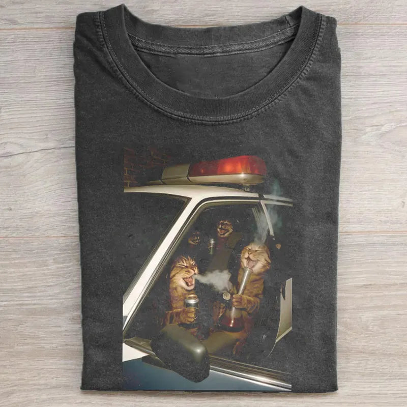 Funny Cat Graphics T-shirt