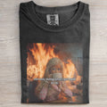 BARBIECORE FIRE SAFETY OFFICE SLOGAN T-SHIRT