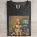 BARBIECORE GRUNGE RETRO SUPER BOWL TEE