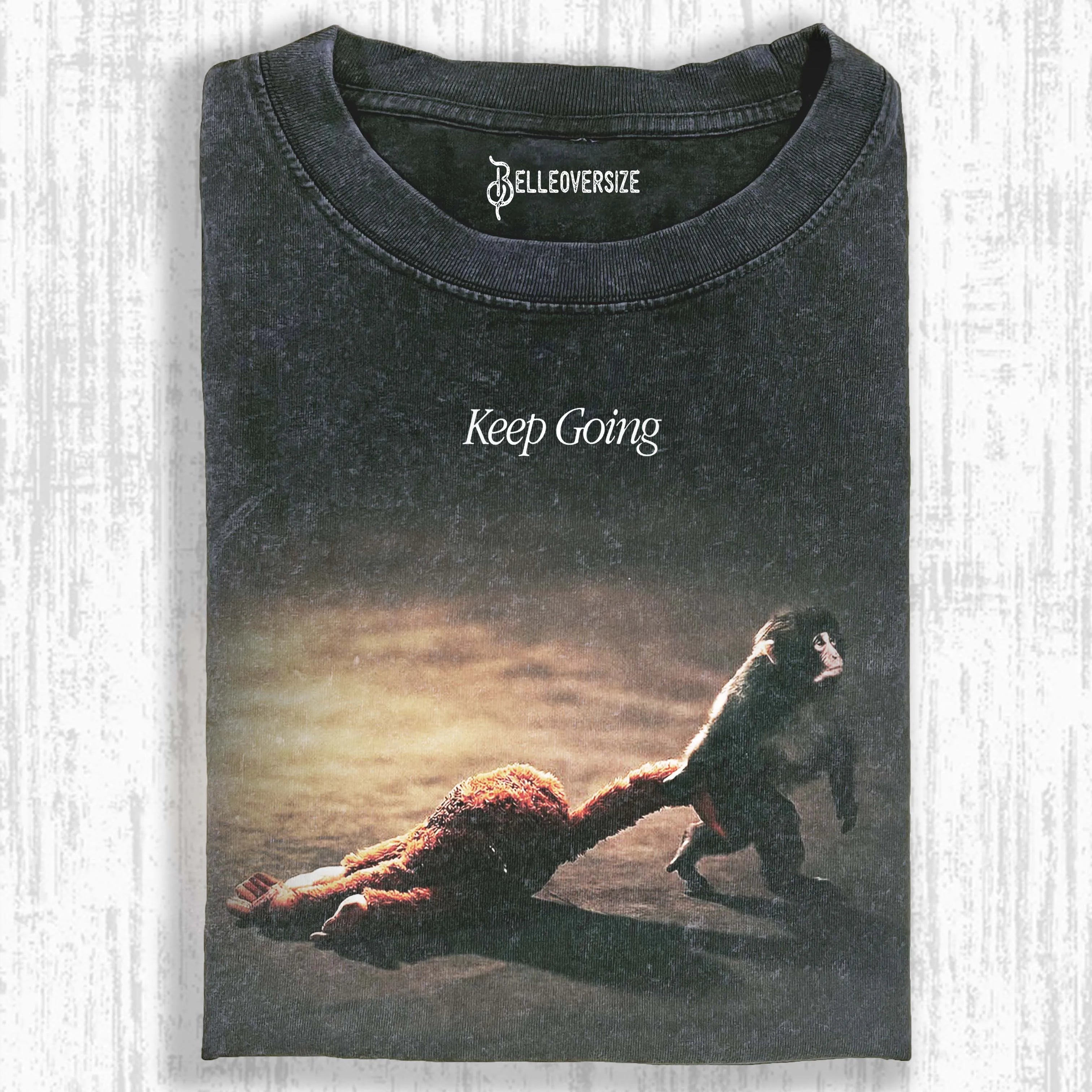 Punch Monkey Meme Graphic T-shirt