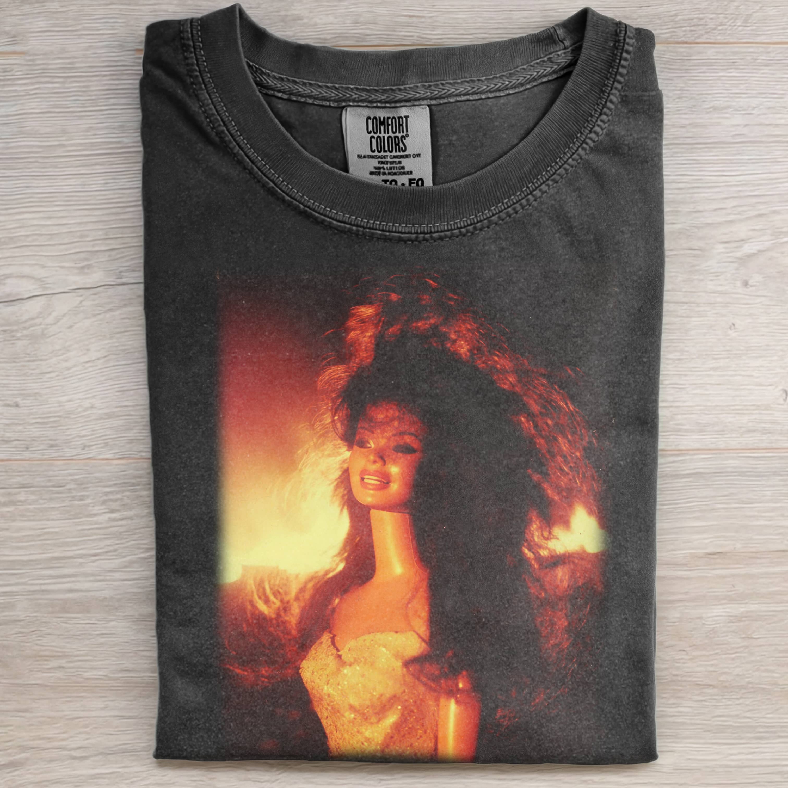 BARBIECORE FIRE STATION TEE