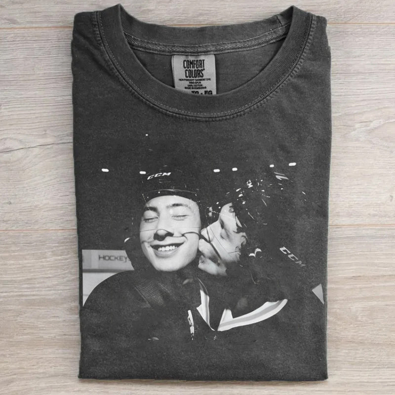 T-shirt Drôle Williams & Storrie Hockey Comfort Colors Comfort Colors