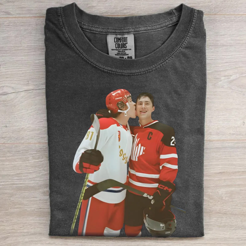 Comfort Colors T-shirt/felpa Funny Williams & Storrie Hockey