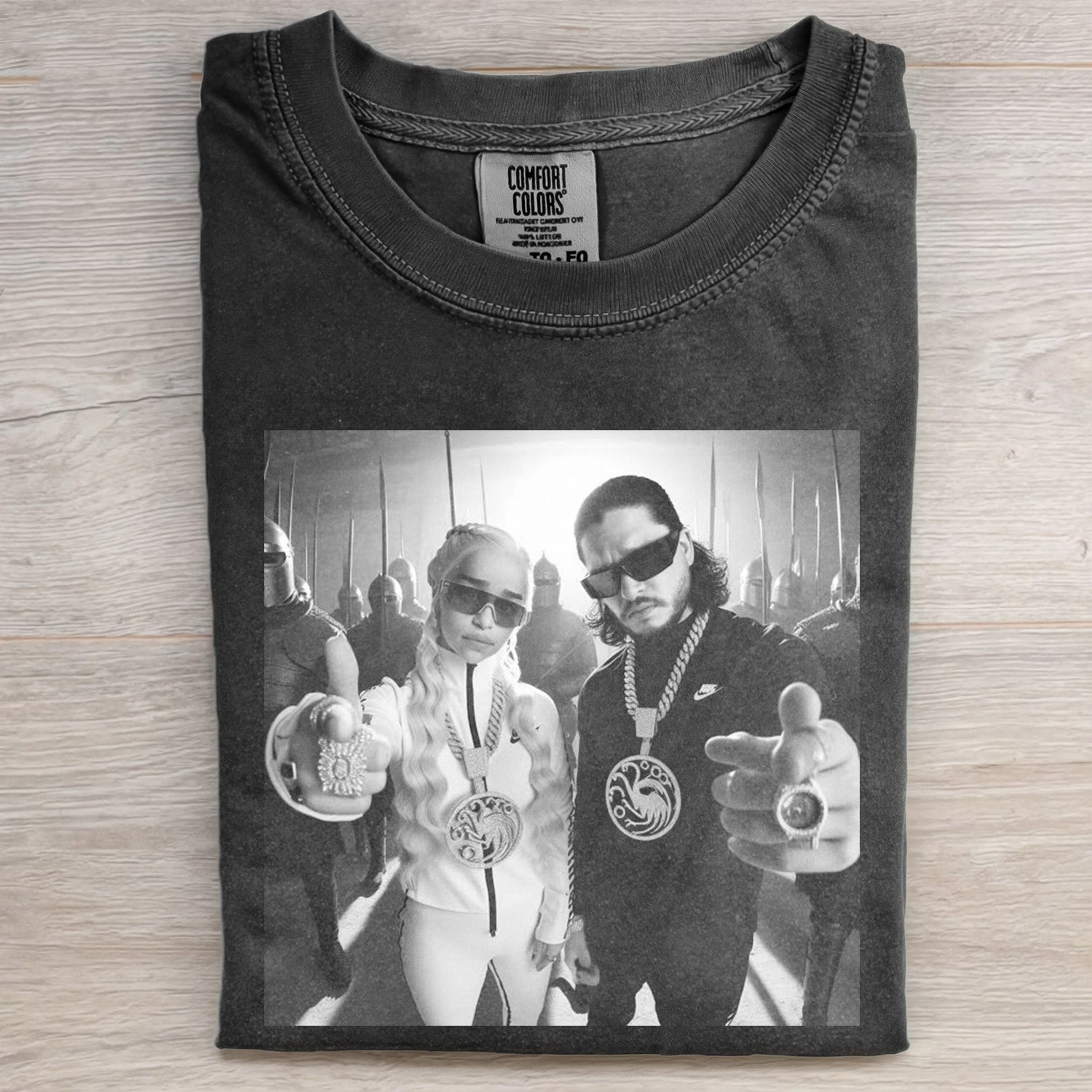 T-shirt engraçada Daenerys Dragon Queen Meme