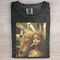 SMOKING BARBIE GIRL SHORT SLEEVED T-SHIRT